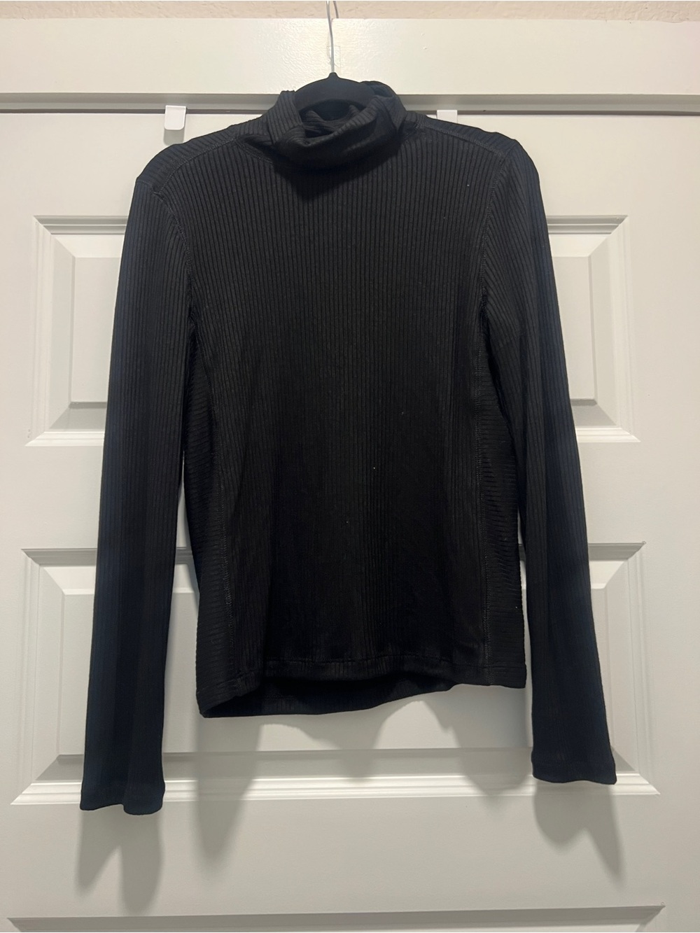NWT: Madewell Black Ribbed Turtleneck Long Sleeve Top